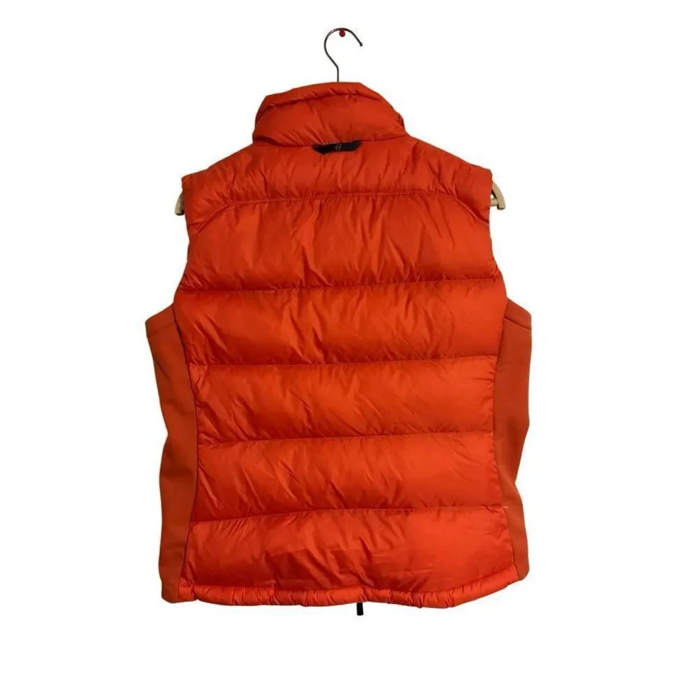 Columbia Titanium Tech Down & Feather Puffer Full Zip Orange Vest Medium